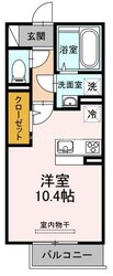 グレイス西崎の物件間取画像